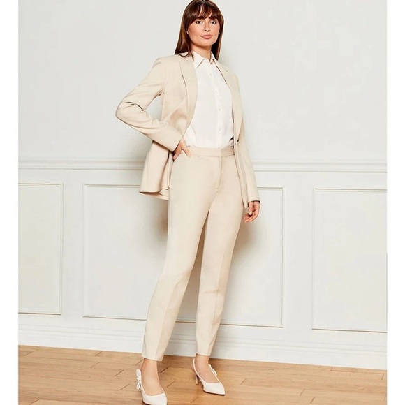 Alex Marie Sandstone Tailored Pantsuit - Picture 1 of 15